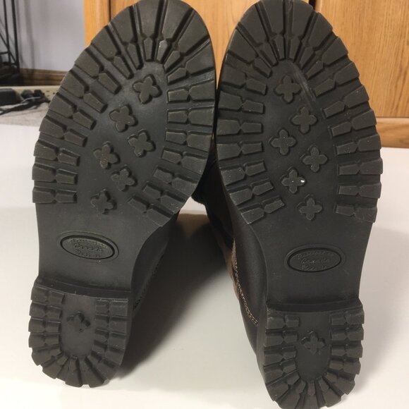 La Canadienne Pull On Boots Womens Size 7 B Brown Suede Leather - Picture 8 of 9